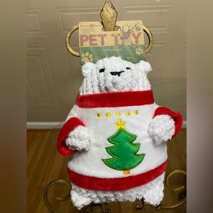 Giftable World Pet 🎄 Polar Bear 8” dog toy.